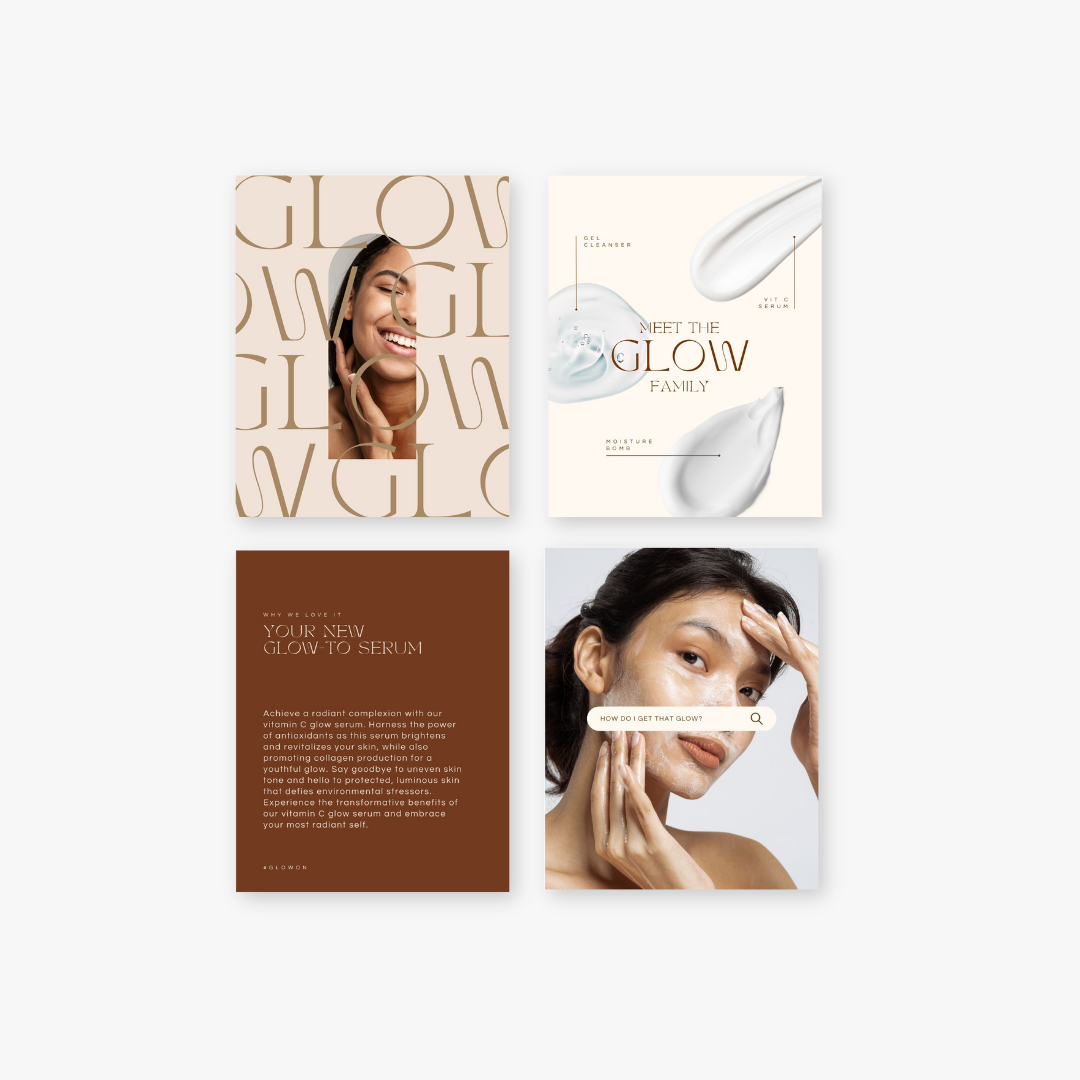 Glow Instagram Templates (Portrait)