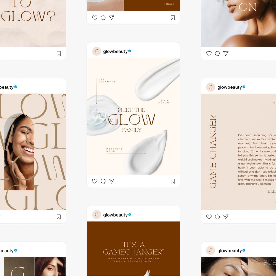 Glow - 34 Instagram Templates