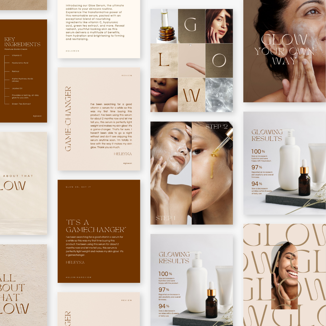 Glow Instagram Templates (Portrait)