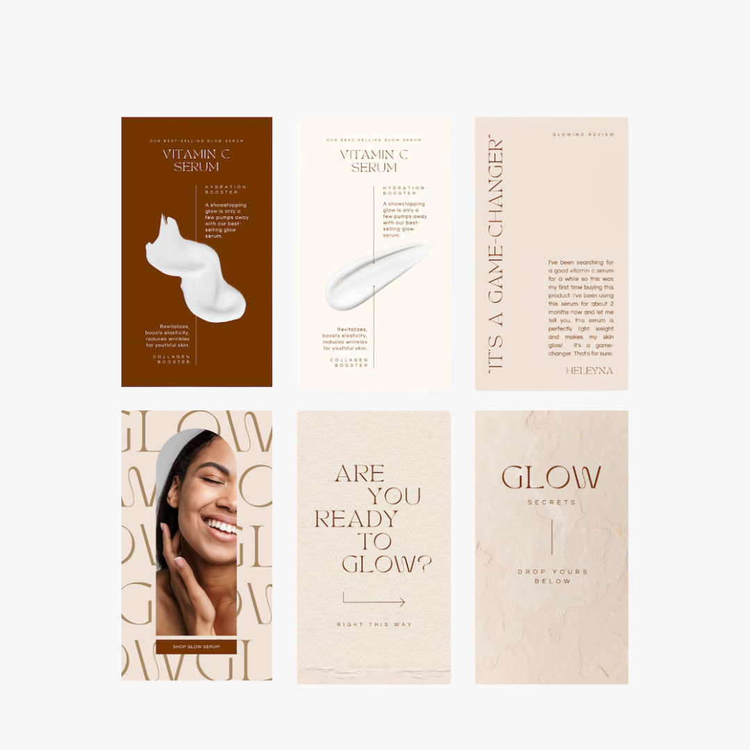 GLOW Bundle - 94 Email & Social Media Templates