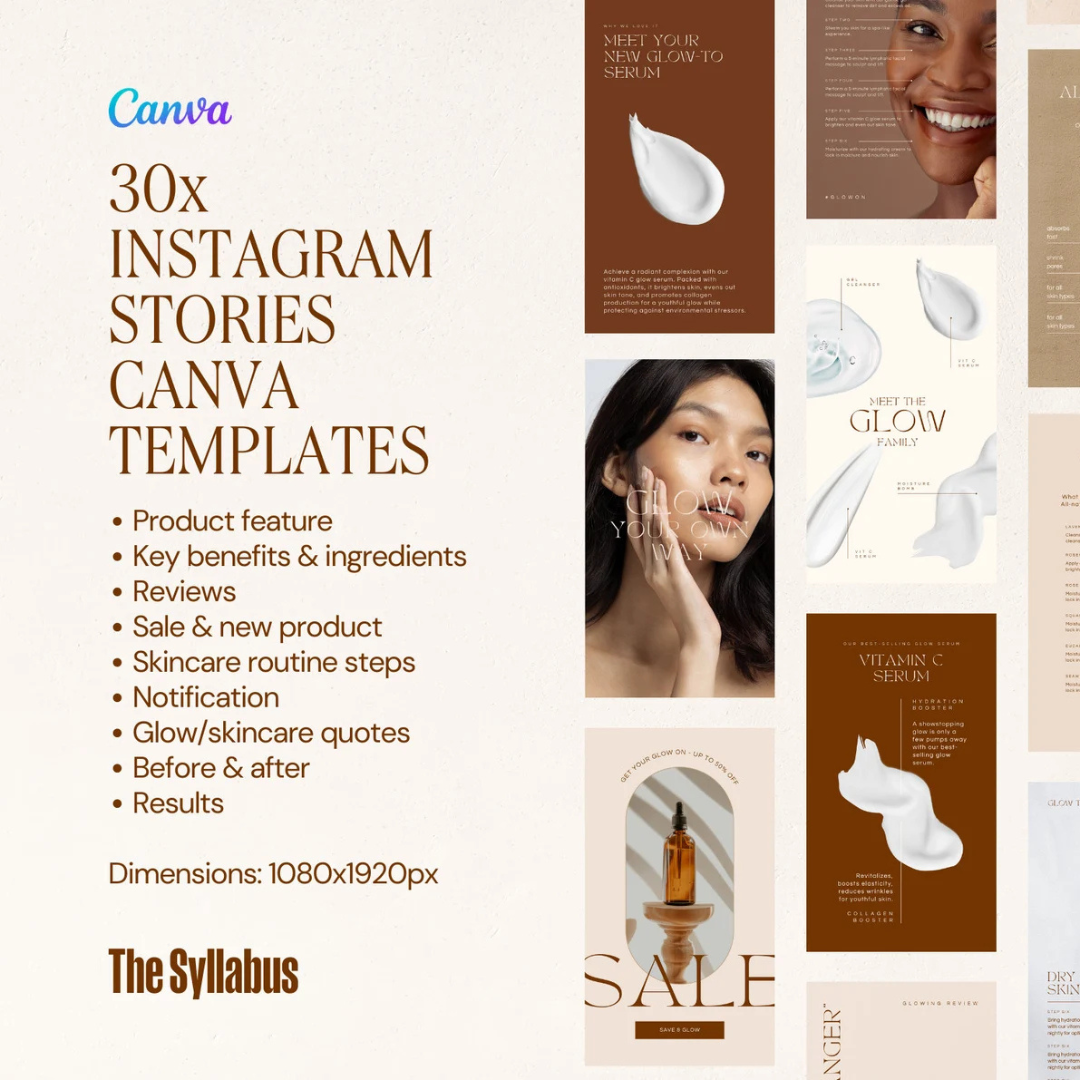 GLOW Bundle - 94 Email & Social Media Templates