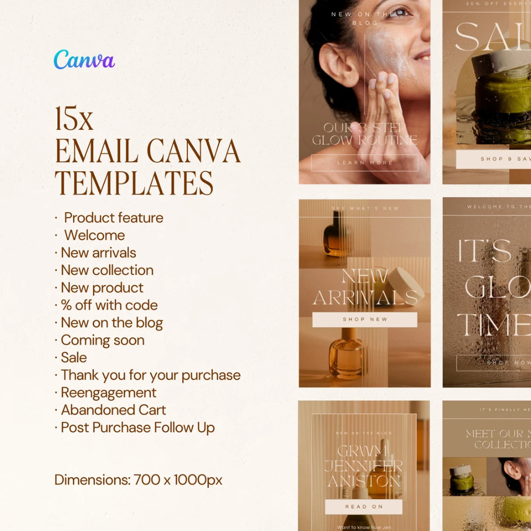 GLOW Bundle - 94 Email & Social Media Templates