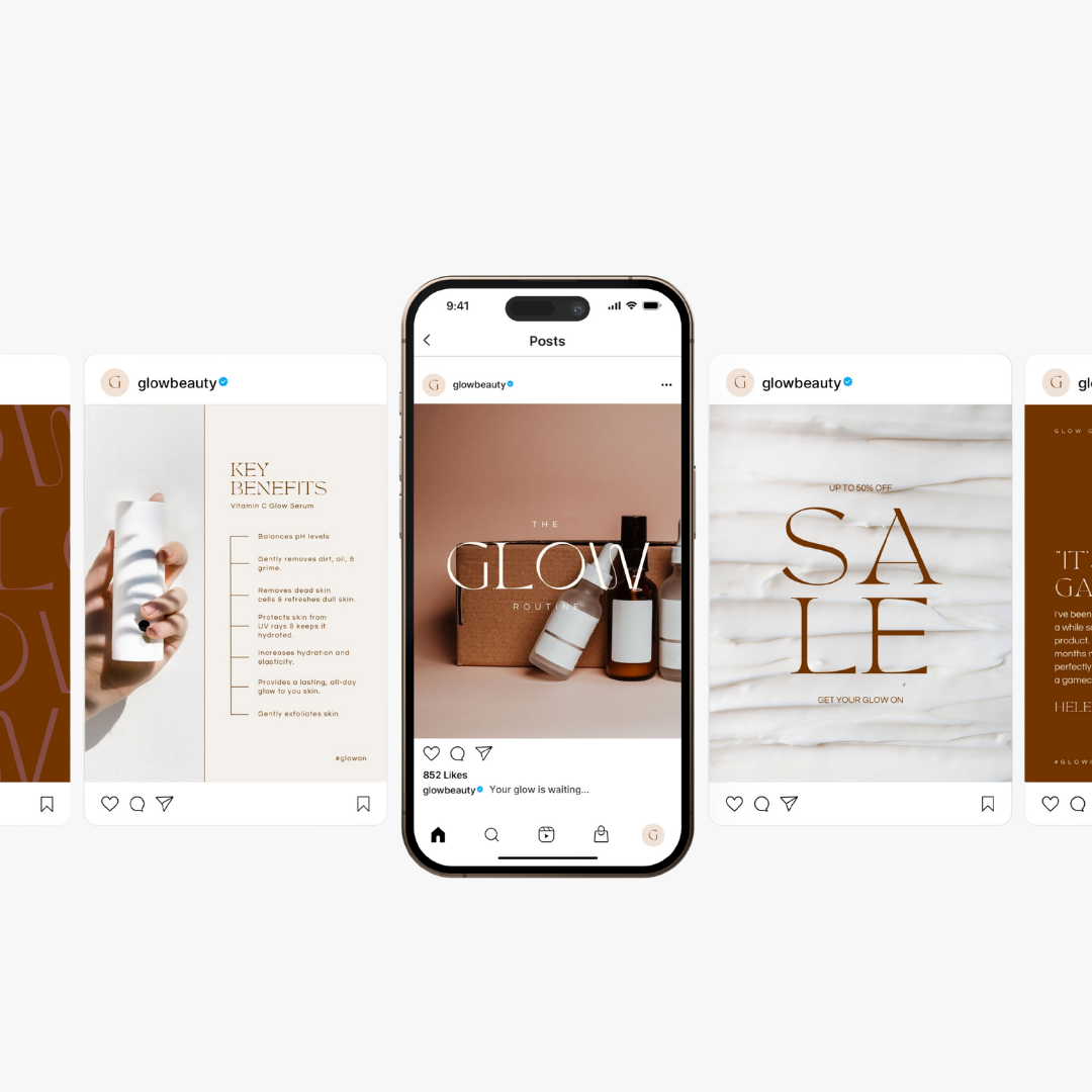 Glow - 34 Instagram Templates